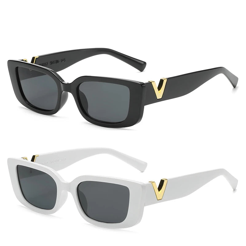 [COMPRE 1 LEVE 2!] Óculos de Sol Feminino Lumina - Estilo Retrô Quadrado com Proteção UV