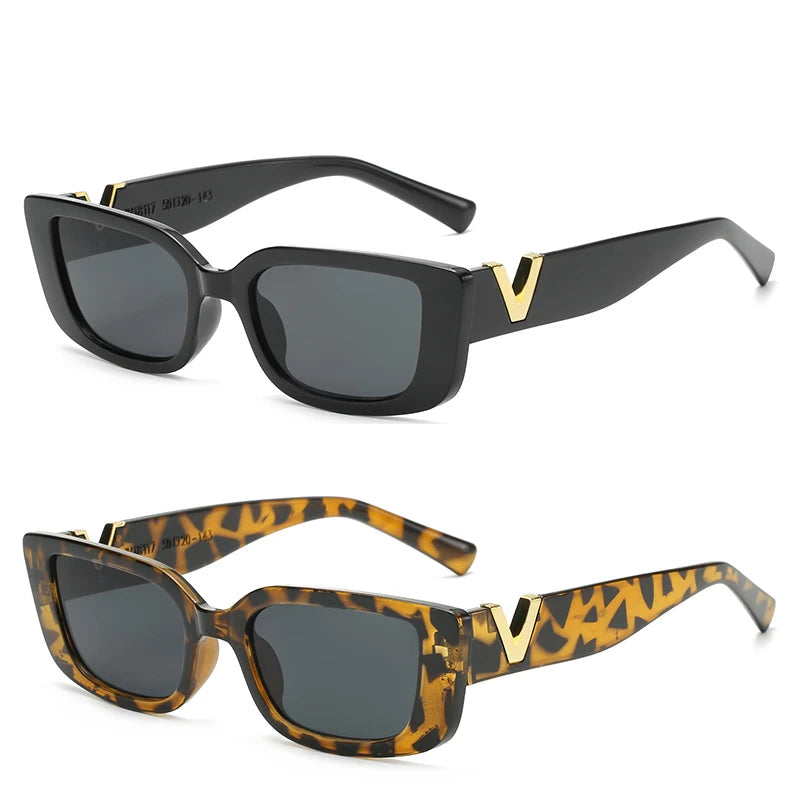 [COMPRE 1 LEVE 2!] Óculos de Sol Feminino Lumina - Estilo Retrô Quadrado com Proteção UV